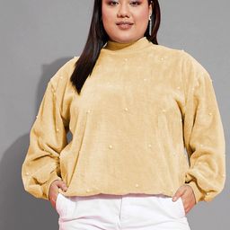 SASSAFRAS Curve Women Embellished Sweatshirt-image-75