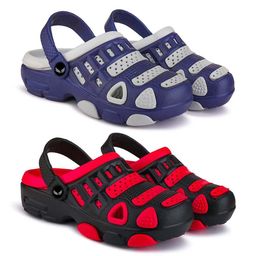 BERSACHE Boys Pack Of 2 Clogs Flip Flops-12