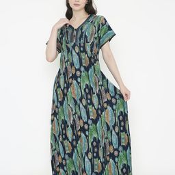 NIGHTSPREE Printed Maxi Nightdress-picture-22