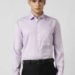 Van Heusen Textured Pure Cotton Formal Shirt-image-94