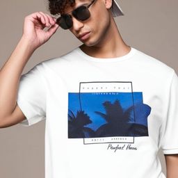 MACK JONNEY Graphic Printed Round Neck T-shirt-image-64
