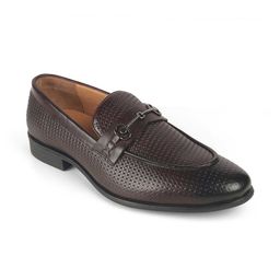 Tresmode Men Leather Formal Loafers-image-86