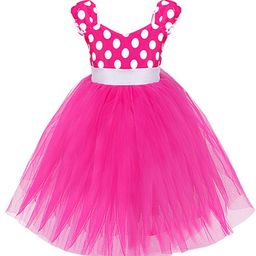Wish little Girls Self Design Fit and Flare Maxi Dress-image-68