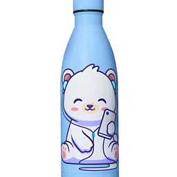 Speedex Multicoloured & Multicoloured Single Stainless Steel Printed Double Wall Vacuum Water Bottle-image-57