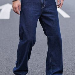 THE BEETEL HOUSE Men Baggy Fit Mid-Rise Slash Knee Stretchable Jeans-image-92