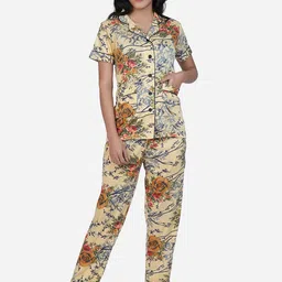 SHYAM SONS FLAIR Women Floral Printed Night suit-image-92