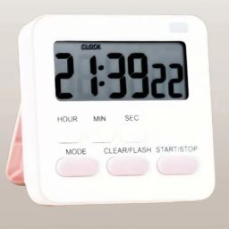 Digital White Clock-image-80