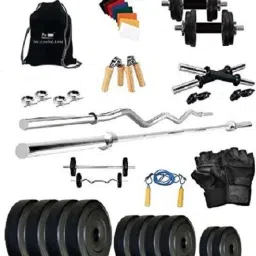 20 kg 20 Kg PVC Weight Set with Rods Home Gym Combo-image-4