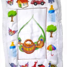 New Born Baby Mattress |Chath Puja |Name ceremony |With Attractive Unique Print-image-65