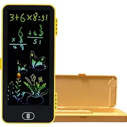 2 in 1 Pencil Box Cum Educational LCD Tablet Toy for Kids with Pen-19