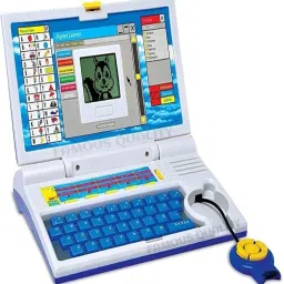 English Learner Educational Notebook/Laptop with Mouse Control- Multicolor-image-0