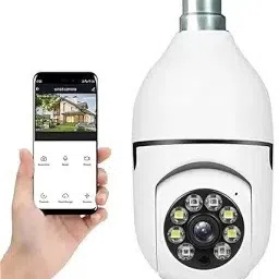 otoobest 3MP Smart IP Wi-fi CCTV Camera Pan-Tilt 360° Indoor 1080P (Bulb Camera) Security Camera-image-31
