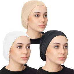 Solid Cotton Blend Women Multicolor Fancy Scarf, Scarf, Faux Turtleneck Neck Cover-image-29