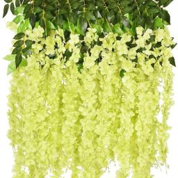 Green Westeria Artificial Flower-image-86