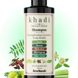 Khadi Amla, Neem, Shikakai, Bhringraj & Aloe Vera Shampoo | Strength & Growth-image-32