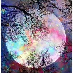 5D Diamond Painting Moon Star, Square Diamond Canvas,Art for Adults and All Ages Canvas 16 inch x 12 inch Painting-25