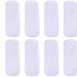 High Quality 5 Layer Cotton Microfiber Insert Liner Reusable Washable Cotton Diaper Nappy Inserts for Baby Cloth Diapers , (S - M) - Pack Of 8-10