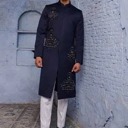 Agrajain Embroidered Sherwani Set-image-18