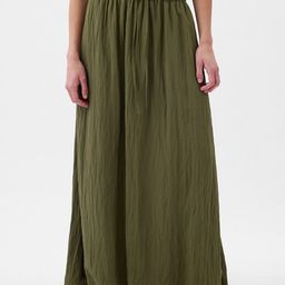 GAP Women Paperbag Pull Waist A-Line Maxi Skirt-image-65
