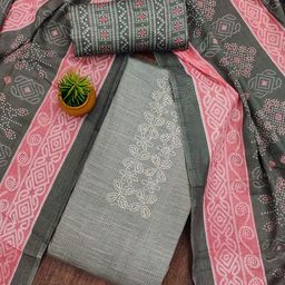 LeeliPeeri Designer Printed Unstitched Dress Material-image-68