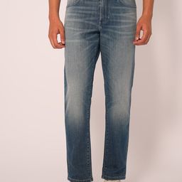 SELECTED Men Straight Fit Mid-Rise Heavy Fade Clean Look Cotton Stretchable Jeans-image-76
