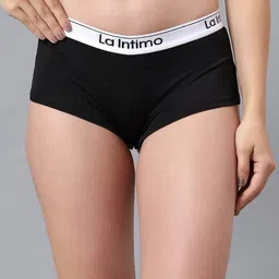 La Intimo Mid-Rise Boy Short BriefsLXFUBS01BK-picture-50