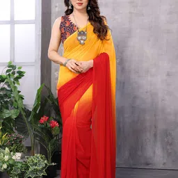 Mitera Poly Georgette Ready to Wear Saree-image-98