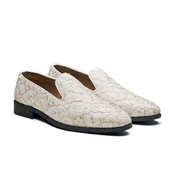 MICHAEL ANGELO Men Woven Design Lightweight Mojaris-image-92