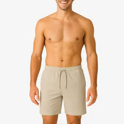bummer Men Mid-Rise Knitted Lounge Shorts-image-7