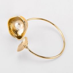 LULU & SKY Women Gold-Plated Cuff Bracelet-image-15