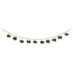 Akaar Green & White Textured Beads Bandhanwar Toran-picture-22
