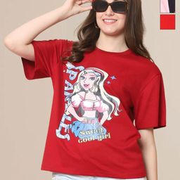 Mast & Harbour Women 3 Printed T-shirt-image-23