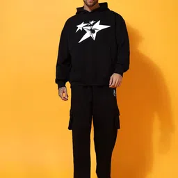 GRIFFEL Men Self Design Long Sleeves Mid-Rise Tracksuits-image-41