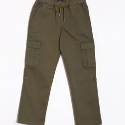 Allen Solly Junior Boys Regular Fit Solid Cargos-image-94