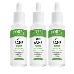 PORES Be Pure Set Of 3 Anti Acne Face Serum With Willow Bark & Pear Ferment-30ml Each-63