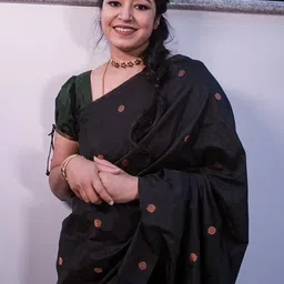 RASVRITI Art Silk Saree With Blouse Piece-picture-21