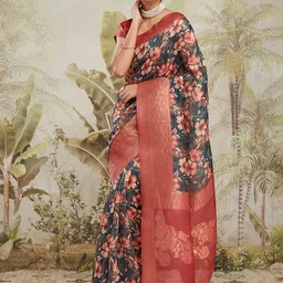 RACHNA Woven Design ZariBanarasi Saree-41