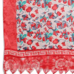 LOOM LEGACY Floral Printed Dupatta image 4