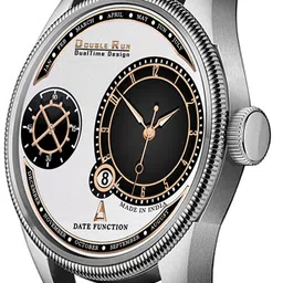 DOUBLERUN Unisex Dial & Straps Analogue Chronograph Watch H05N17025 image 4