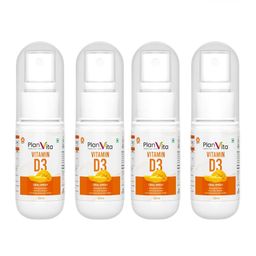 PlanVita Set Of 4 Vitamin D3 Oral Spray - 30 ml Each-12