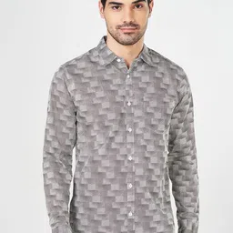 BYFORD by Pantaloons Men Slim Fit Opaque Printed Casual Shirt-picture-21