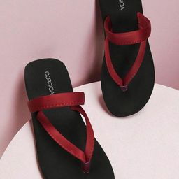 CORSICA Women Maroon Doctor Ortho Pain Relief Flats-picture-33