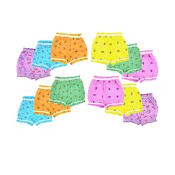 VastraMilap Kids Pack Of 12 Assorted Cotton Basic Briefs-image-76