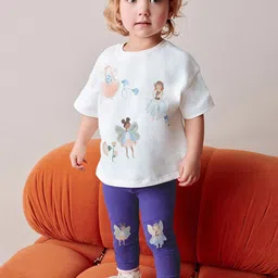 YK Printed T-Shirt & Leggings Clothing Set-image-19