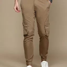 Chennis Men Solid Joggers Trousers-picture-0