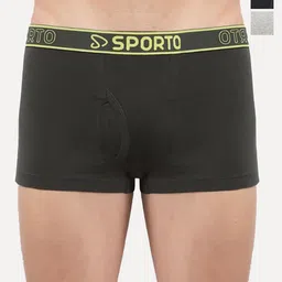 Sporto by Macho Pack Of 3 Mid Rise Short Trunks-picture-18