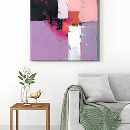 999Store Purple & White 1 Piece Canvas Other Wall Paintings-image-36