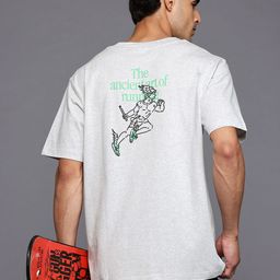 New Balance X Debut Baton Graphic Printed Drop-Sleeves Pure Cotton Relaxed Fit T-shirt-picture-33