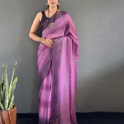KALINI Leheriya Poly Georgette Ready to Wear Leheriya Saree-image-86