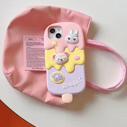 CASE CREATION Cartoon Characters Printed iPhone 14 Pro Max Bumper Case Mobile Accessories-14